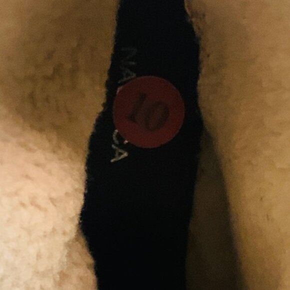 Preowned: NAUTICA BOSUN 2 Women 8.5 Low Lug Faux Leather/Suede Boots Brown - NWT - Picture 6 of 9